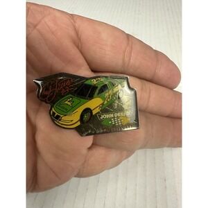 Vintage Tonkin John Deere Motorsports 23 Chad Little NASCAR Racing Hat Lapel Pin